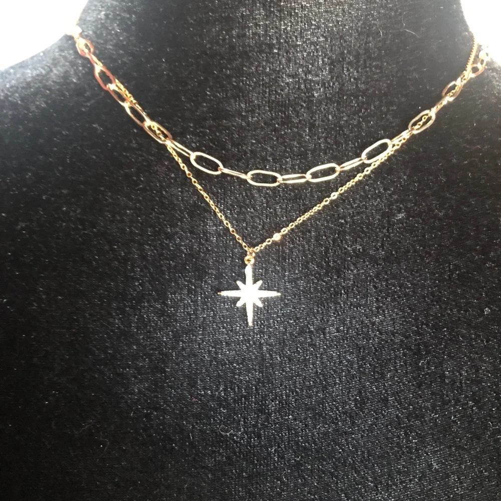 🎁 Sterling Forever gold over sterling Cz pendant
